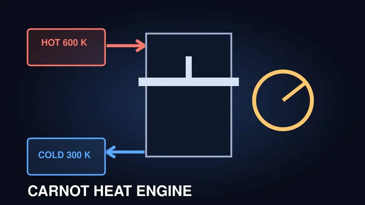 Preview of the Carnot Heat Engine interactive physics simulation